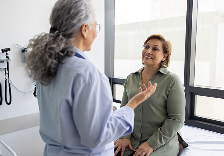 female patient with female doctor